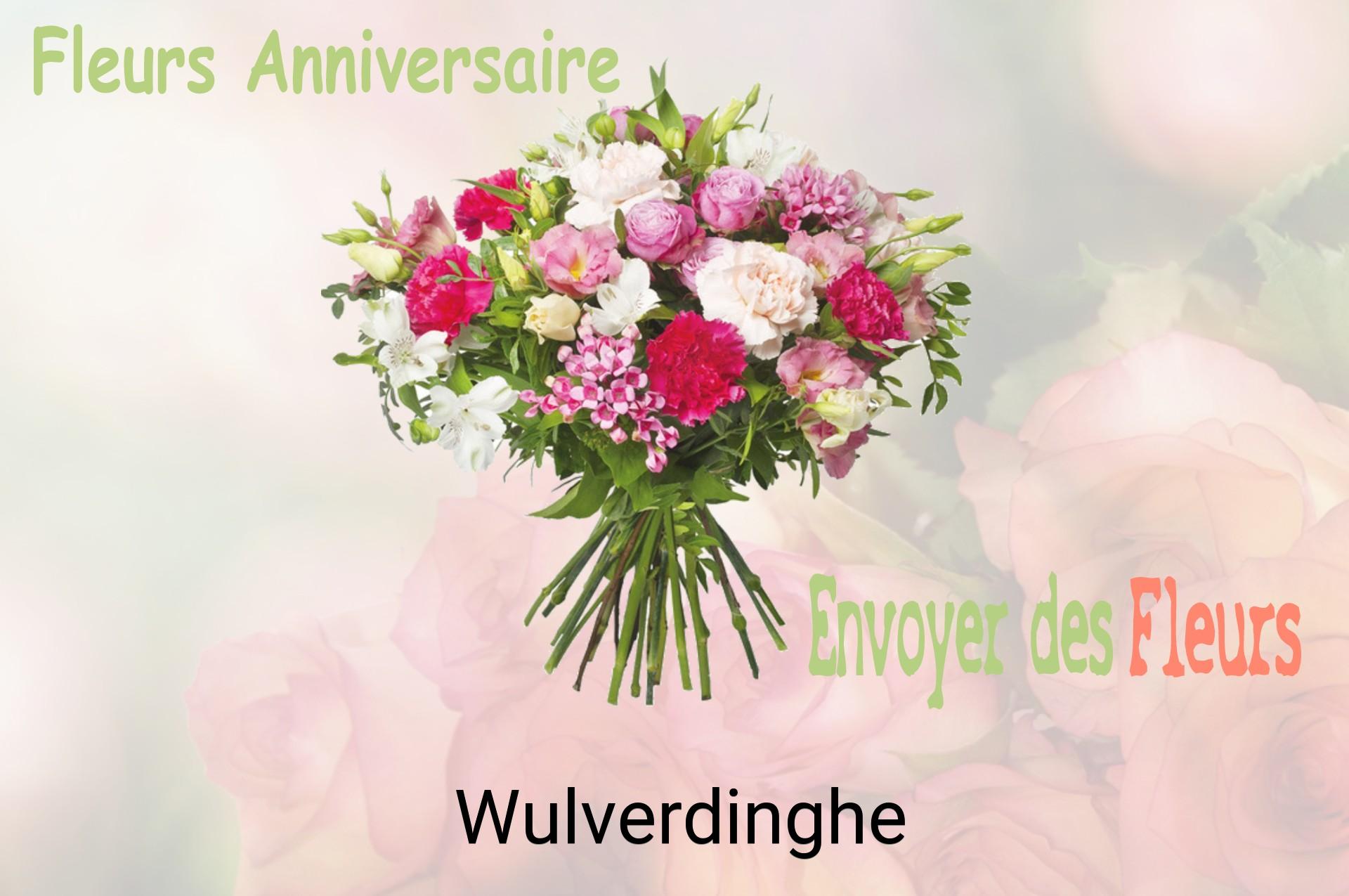 Bouquet de fleurs d’anniversaire livré à Wulverdinghe