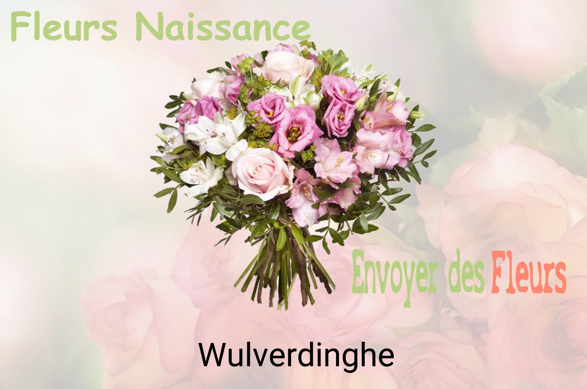 Bouquet de fleurs de naissance livré à Wulverdinghe